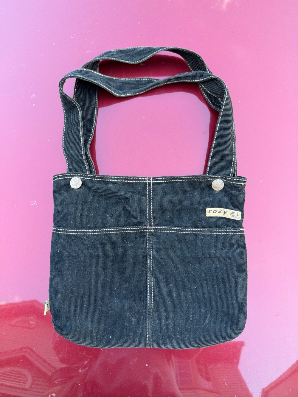 Vintage Y2K ROXY Quicksilver Corduroy Shoulder Bag